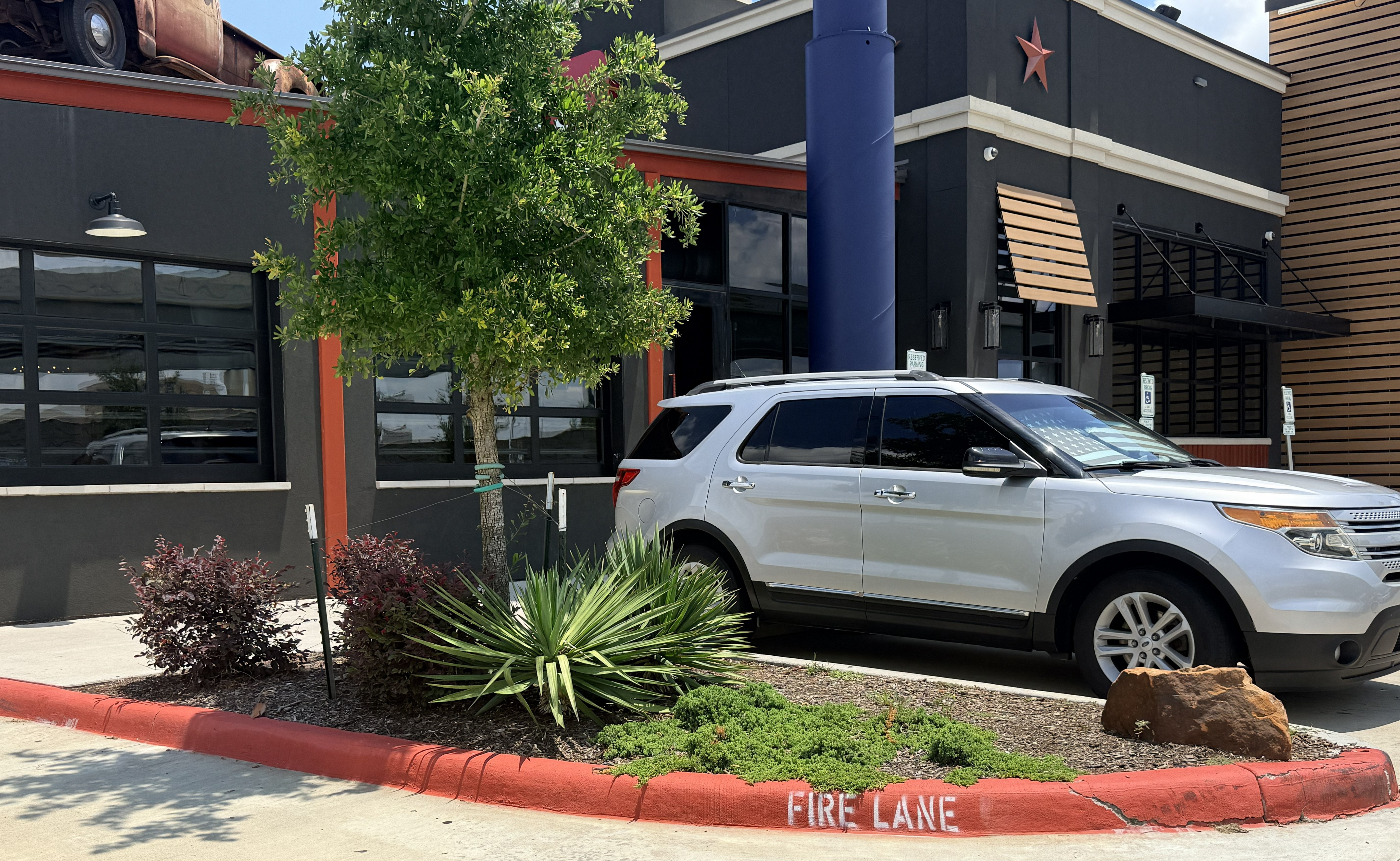Commercial landscape project Houston TX