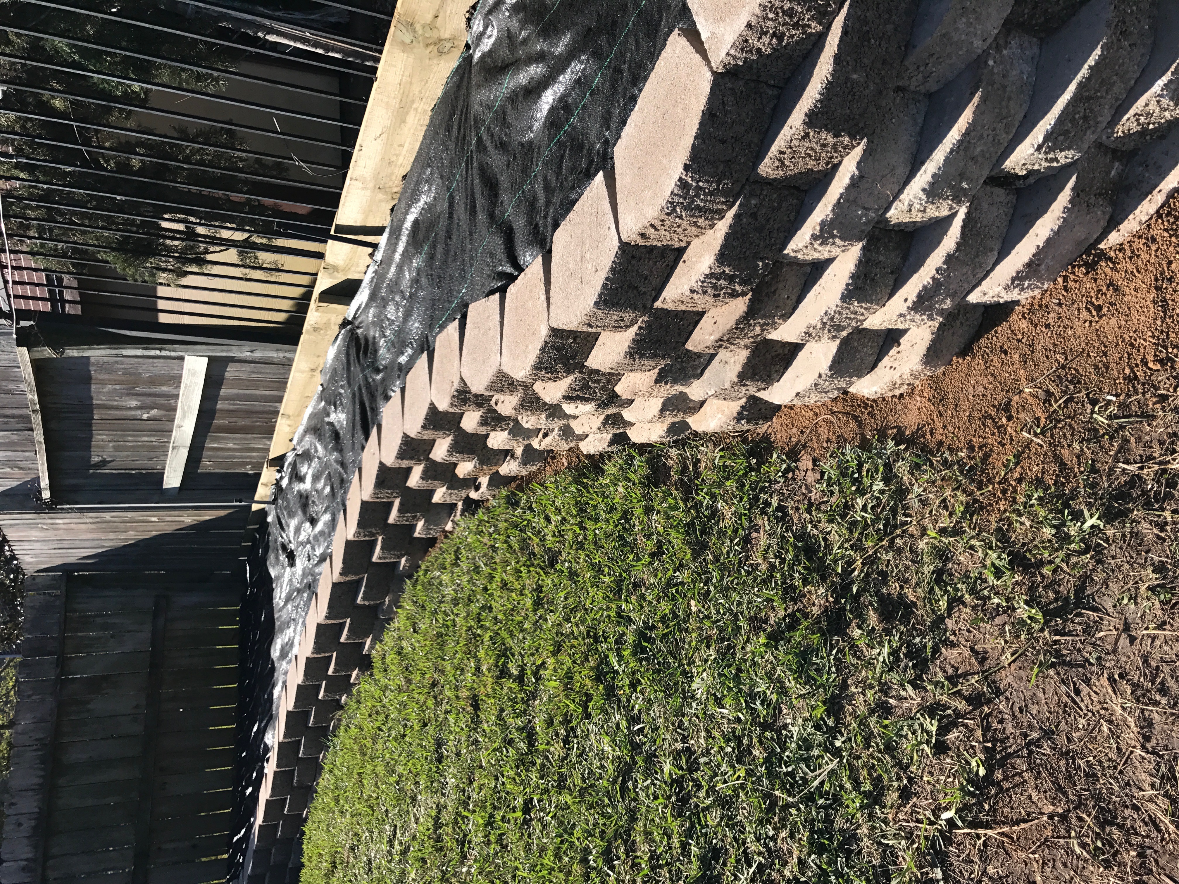 Custom retaining wall Houston TX